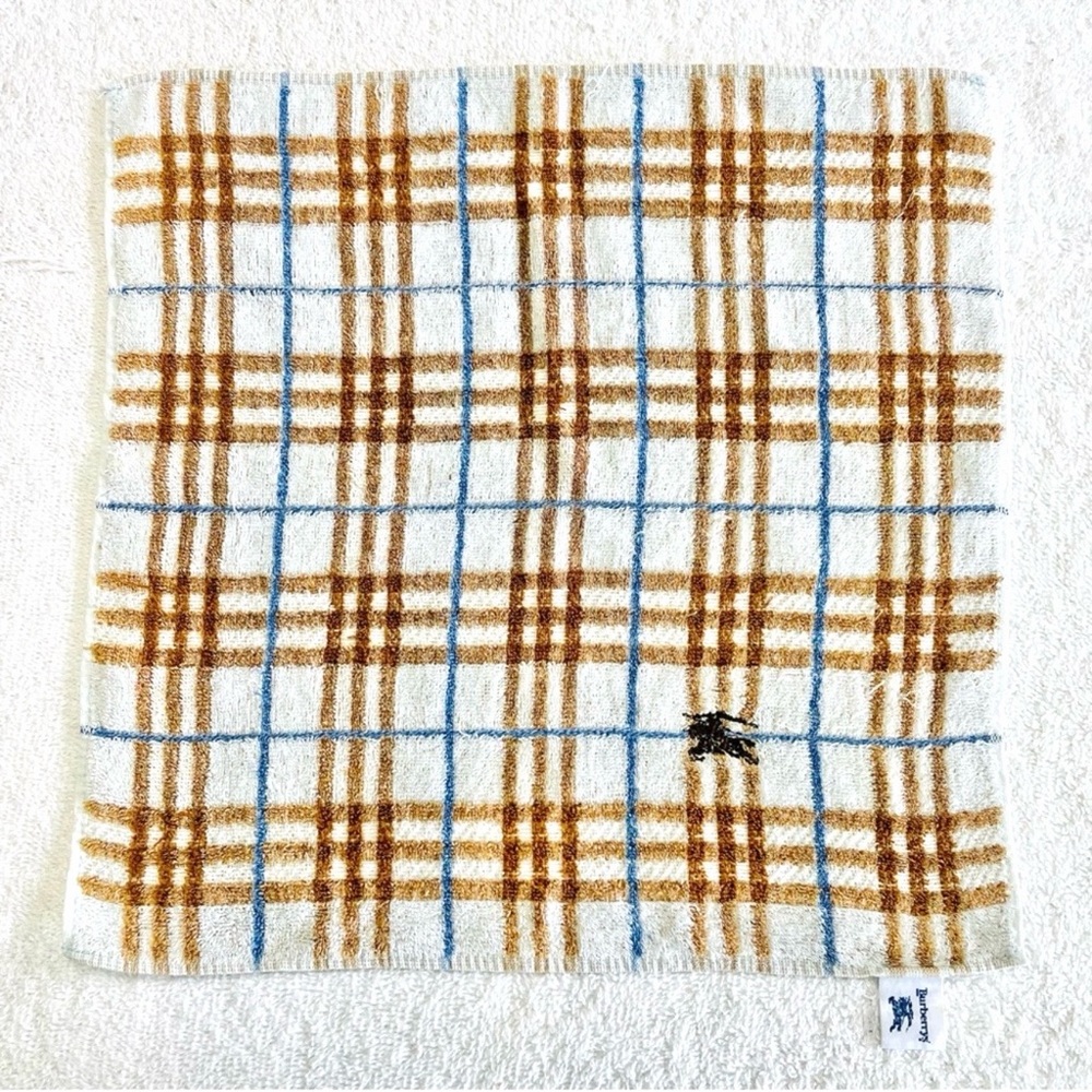 Burberry towel Handkerchief cotton nova check women bag horse purse plaid hand